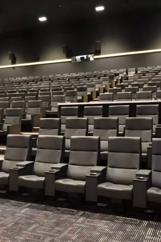 Cinema seating company and cinema seat manufacturer in Europe.