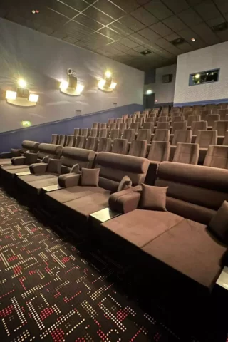 Cinema seating company and cinema seat manufacturer in Europe.